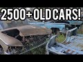 Old Cars Galore! Montana Junkyard with 2500+ Cars! Square Body Heaven, 1950s fins, Pre-War, Etc!