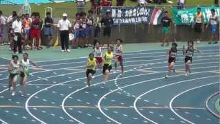 2012.7.8　全日本中学校通信陸上競技　兵庫県大会　女子4×100mR　予選8組