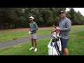 behind the scenes of a pga tour practice round akshay bhatia