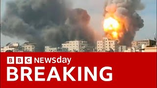 BREAKING: Iran launches “mass drone and missile attack” on Israel | BBC News