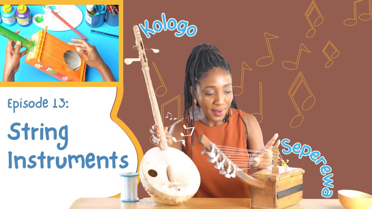 String Instruments From Ghana Make Your Own String Instrument Youtube