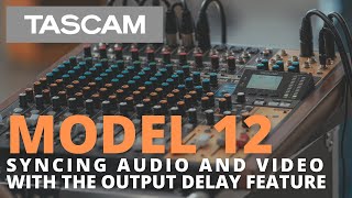 TASCAM - Model 12で音声と映像を同期する方法