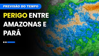 Perigo entre Amazonas e Pará | Previsão 22/01/2025