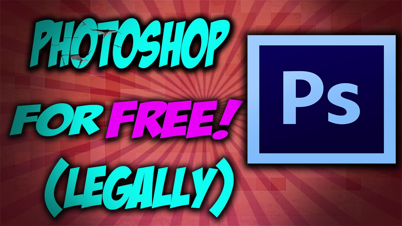 HOW TO GET PHOTOSHOP FOR FREE! (LEGALLY) - YouTube