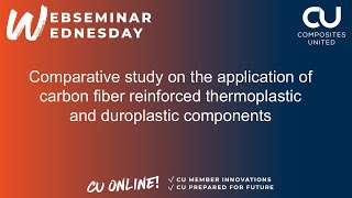 Comparative study on the application of carbon fiber reinforced thermo- and duroplastic components