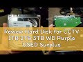 Review Hard Disk for CCTV 1TB 2TB 3TB WD Purple USED Surplus almost new