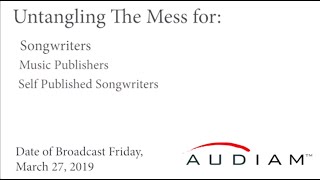 Untangling The Mess For Self-Published Songwriters and Music Publishers