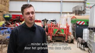 NPPL Akkerbouwer Marijn Vermue krijgt komende periode de AgXeed akkerbouwrobot op proef.