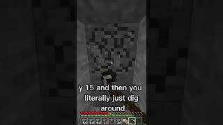 How to FIND IRON in Minecraft #shorts