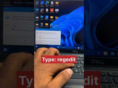 How to enter windows registry #shorts #windows