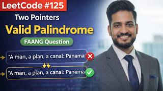 Leetcode 125 Valid Palindrome | Java | Pattern 2 : Two Pointers