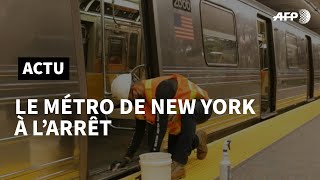 Coronavirus: à New York, arrêt historique du métro pour sa désinfection | AFP