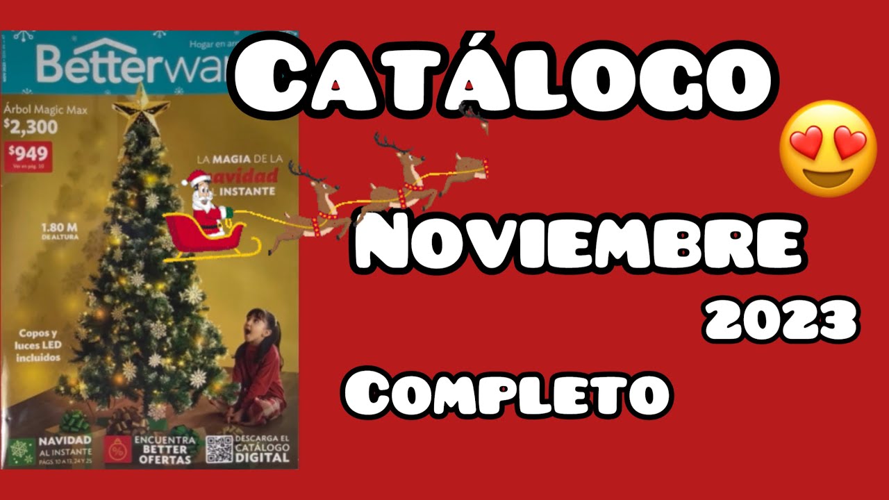 CATÁLOGO NOVIEMBRE 2023, COMPLETO!!! Betterware 🌸 - YouTube