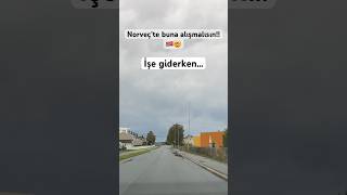 Norveç’te sabah trafiği! #norveçteyiz #norveç #norveçvlog