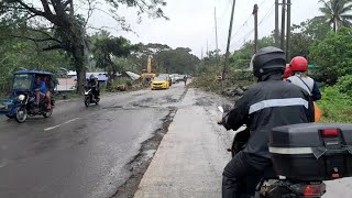 Travel Situation Andaya highway Road. Ragay Camarines sur,  UPDATE JANUARY 11 2025