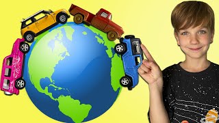 Mark Learn car brands and countries - Educational stories for kids
