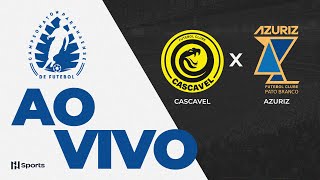 JOGO COMPLETO: CASCAVEL 1 X 0 AZURIZ | 5ª RODADA | CAMPEONATO PARANAENSE 2025