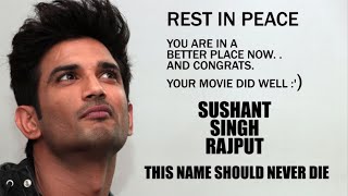 DIL BECHARA TRIBUTE REMIX | SUSHANT SINGH RAJPUT | THIS NAME SHOULD NEVER DIE