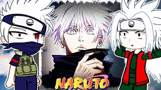 Naruto friends react to Naruto as Gojo Satoru || Gacha React
