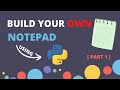 Build your own NOTEPAD using pyqt5 and python || pyqt5 || pyqt5 tutorial || notepad//(part-1)//