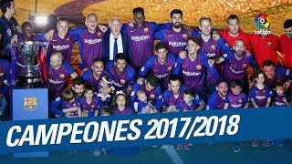 FC Barcelona - Campeón LaLiga Santander 2017/2018