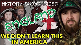 AMERICAN Reacts to The History of England Summarized for Americans!