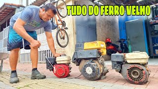 COMPROU sem TESTAR TRÊS MOTORES no FERRO VELHO muito BARATO SERÁ que COMPENSOU ?