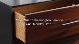 The Future of Furniture: Greenington Bamboo Sale at SC41!