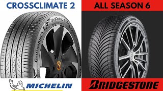 Michelin CrossClimate 2 vs Bridgestone Turanza All Season 6 - BEST COMPARISON