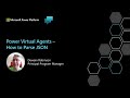 How to parse JSON with Copilot Studio
