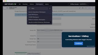 VMRay ServiceNow Integration |  Step-by Step Tutorial