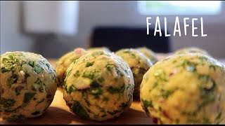 No gadget falafel いつも作る大好き😍揚げないファラフェル(ブレンダーなし)