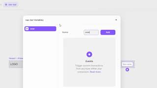 Framer tutorial : Opening an Overlay from a Nested Component Within a Main Component
