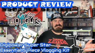 Product Review. The Digipower Super Star Essential 5 Piece Vlogging Kit. My Thoughts.