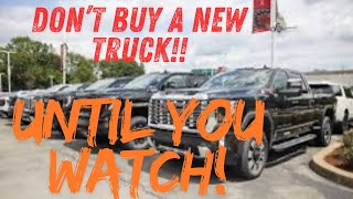 Don’t Buy a New Truck!