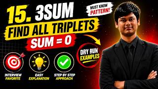 🔥 3SUM LeetCode Solution Explained | BEST Two Pointer Approach 🔥