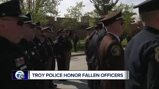 Troy police honor fallen officers