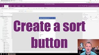 Create a sort button in PowerApps