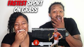 AMERICAN COUPLE REACTS "Why Irish Hurling Is the Fastest Game on Grass" | The Demouchets REACT