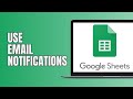 How To Use Email Notifications In Google Sheets 2024 (Quick Guide)