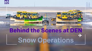 Behind the Scenes at DEN: Snow Operations