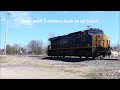 Norfolk Southern Frankenstein test and trouble on CSX!