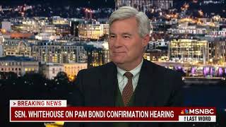 Trump Stooge? Sen. Whitehouse and Lawrence Discuss Attorney General Nominee Pam Bondi