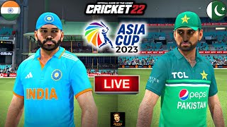 Asia Cup 2023 - India vs Pakistan Match - Cricket 22 Live - RtxVivek