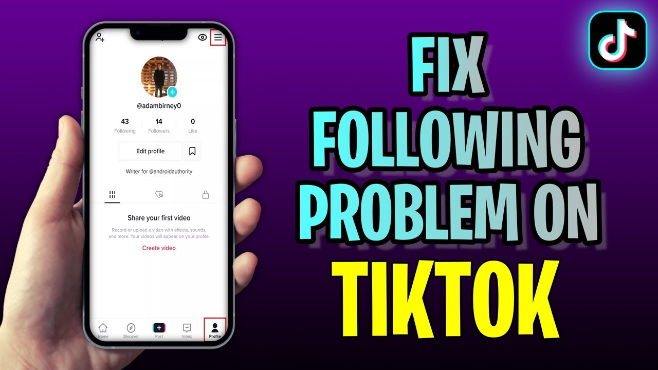 How To FIX Following Problem On TikTok (2023 Update!) - YouTube