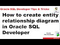 How to create entity relationship diagram in Oracle SQL Developer ? || Oracle SQL Developer Tutorial