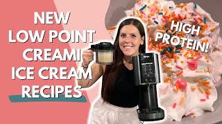 NEW NINJA CREAMI LOW POINT HEALTHY ICE CREAM RECIPES | Might Be Our Favorite One Yet!