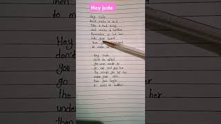 Let's sing and learn english:to english song lyrics hey jude:by the Beatles