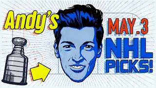 NHL Sniffs, Picks & Pirate Parlays Today 5/3/24 | Best NHL Bets w/ @AndyFrancess