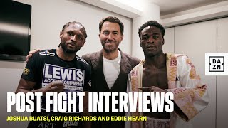POST FIGHT INTERVIEWS | Joshua Buatsi, Craig Richards, Eddie Hearn